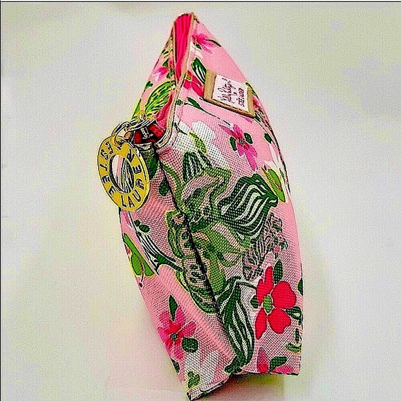 🆕🔥LILLY PULITZER/ESTEE LAUDER COSMETIC BAG CANVAS MATERIAL GORG&STYLISH NWOT - Picture 6 of 14